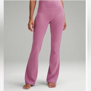 Lululemon Align High-Rise Flared Pant Women’s 14 Velvet Dust Pink Athleisure
